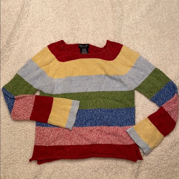 Girl’s striped sweater - Picture 1 of 3